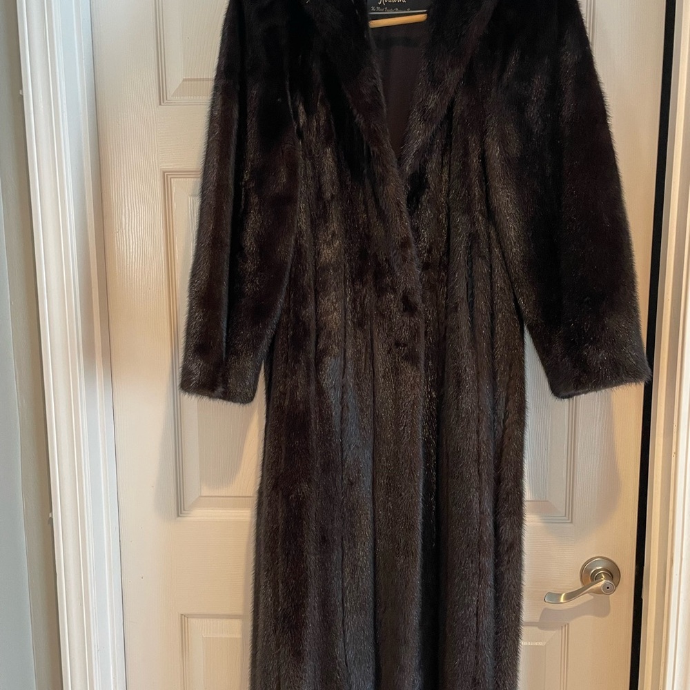 Vintage Koslows Full length Ranch Mink Fur Coat